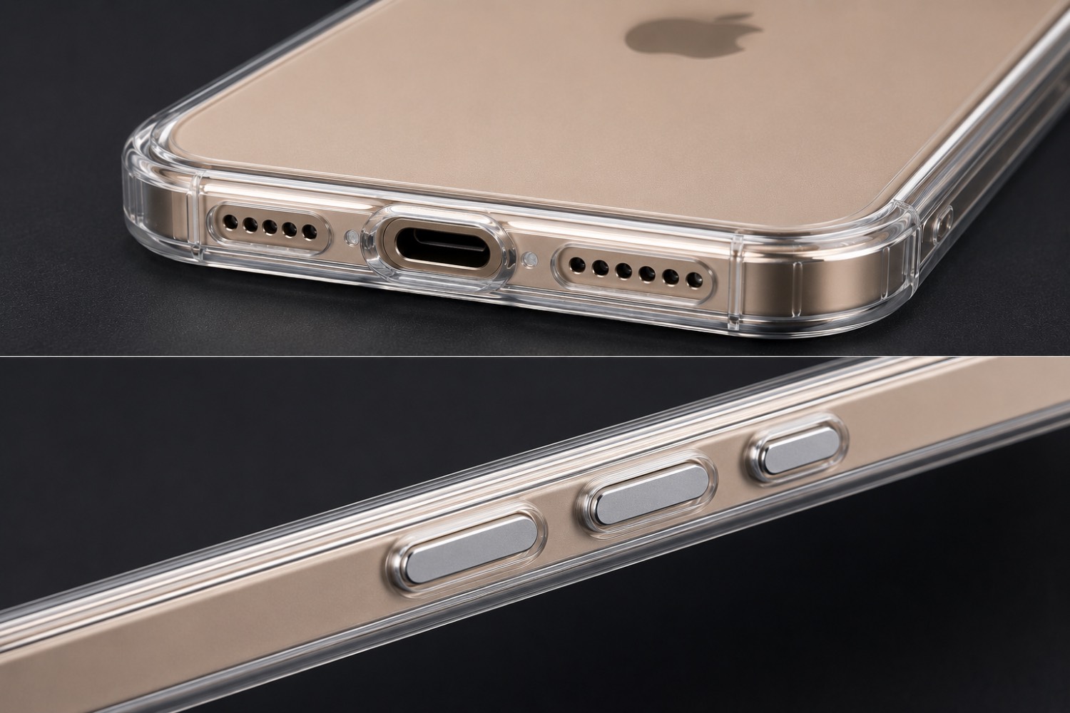 قاب موبایل Unique case مدل شفاف مناسب برای ایفون 16 پرو مکس - Image 8